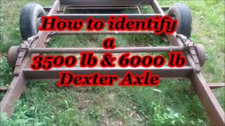 dexter axle serial number lookup
